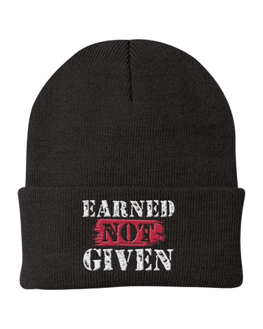 Image of Earned Not Given Beenie Cap