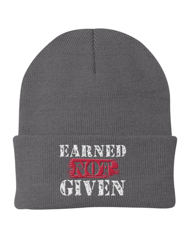 Image of Earned Not Given Beenie Cap